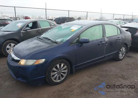 2009 Honda Civic Ex-L from USA, damaged, VIN 19XFA16959E010241